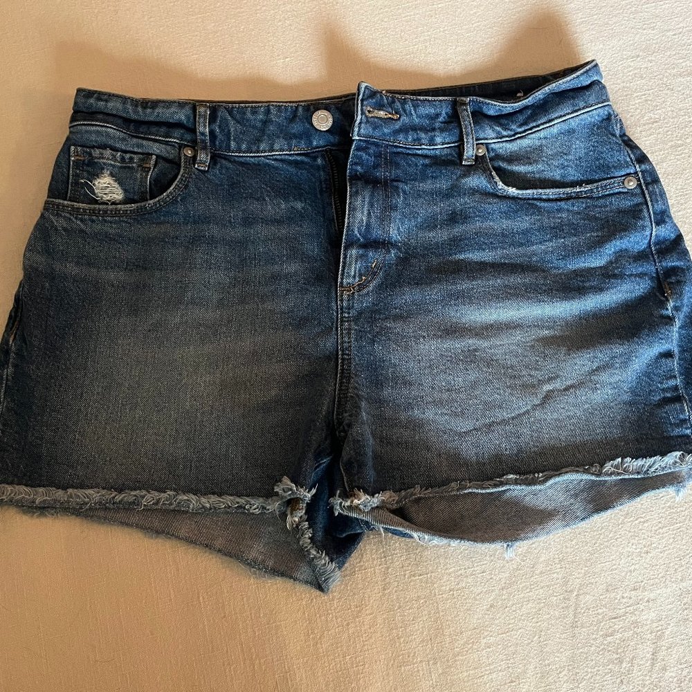 Loft Denim Frayed Shorts